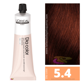 L`Oréal - Coloración DIA COLOR 5.4 Castaño Claro Cobrizo (sin amoniaco) 60 ml