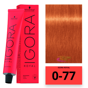 Schwarzkopf - Coloration Igora Royal 0/77 Kupfer Farbverstärker 60 ml 