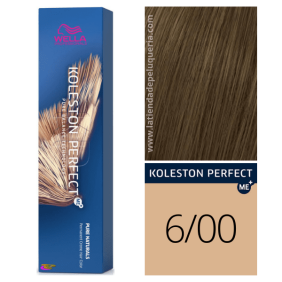 Wella - Koleston Perfect ME + Pure Naturals Dye 6/00 Natürliche Dunkelblond 60 ml